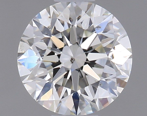 0.53 carat J-SI1 Excellent cut Natūralus Round Deimantas (1)