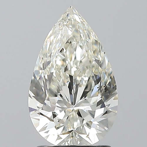 1.7 carat J-SI2 Natūralus Pear Deimantas (1)