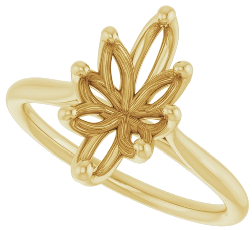 Sužadėtuvių Žiedas „Cathedral-Style Solitaire Tulipset®“ 14k yellow gold Marquise 11.5mm x 6mm (5)