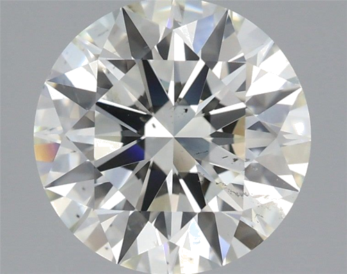 3.02 carat K-SI1 Excellent cut Natūralus Round Deimantas (1)