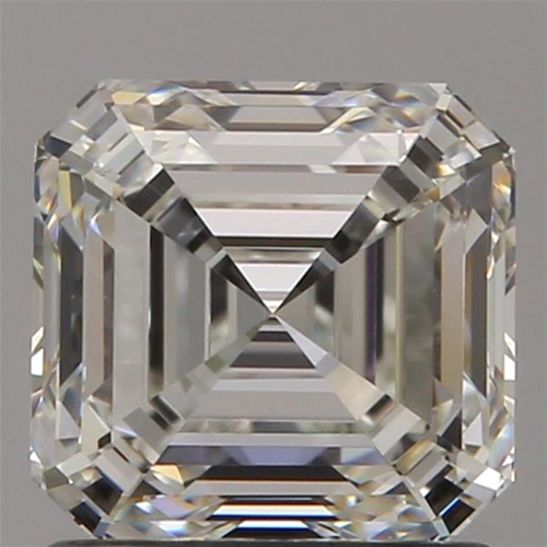 1.18 carat G-IF Natūralus Asscher Deimantas (1)