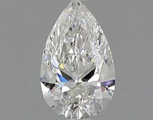 0.55 carat G-VS2 Natūralus Pear Deimantas (1)