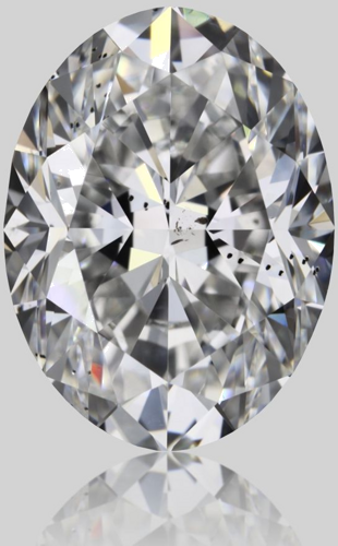 1.51 carat F-SI2 Natūralus Oval Deimantas (1)