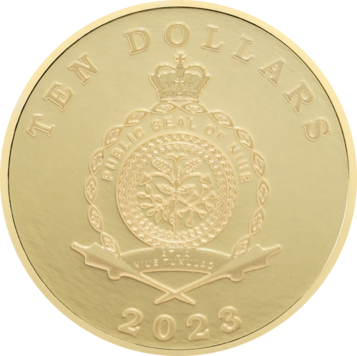 2023 Flight Over the Atlantic 10 Dollar Gold Coin (3)