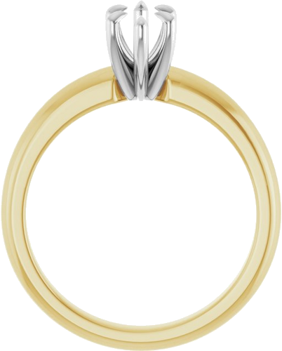 Sužadėtuvių Žiedas „Claw-Prong Solitaire“ 14k yellow/white gold Marquise 9mm x 4.5mm (2)