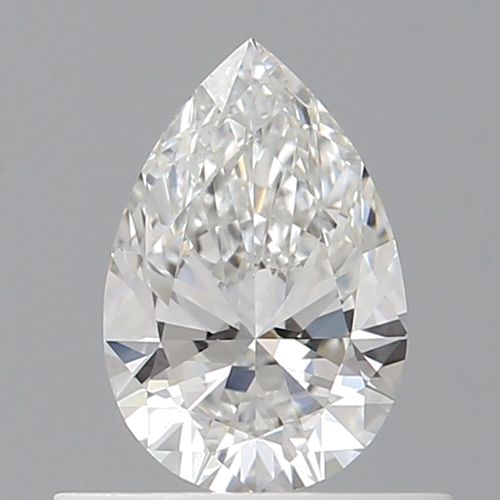 0.5 carat E-VS1 Natūralus Pear Deimantas (1)