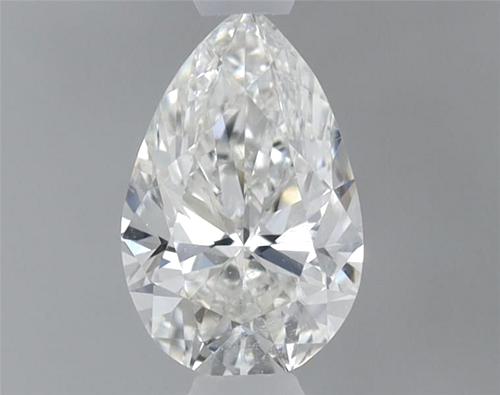 0.45 carat H-SI2 Natūralus Pear Deimantas (1)