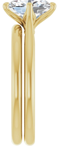 Sužadėtuvių Žiedas „Cathedral-Style Solitaire“ 14k yellow gold Round 9mm (9)
