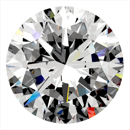 0.4 carat E-SI1 Very Good cut Natūralus Round Deimantas (1)