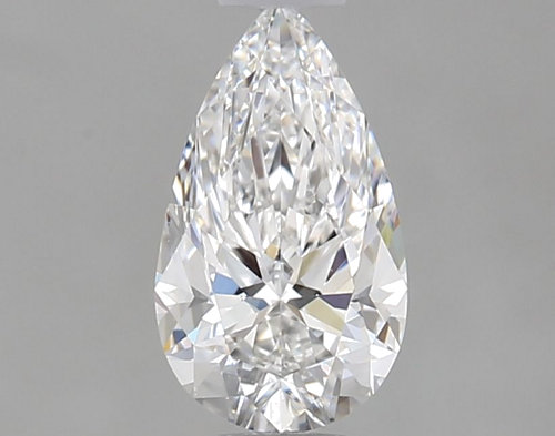 0.6 carat E-VVS1 Natūralus Pear Deimantas (1)