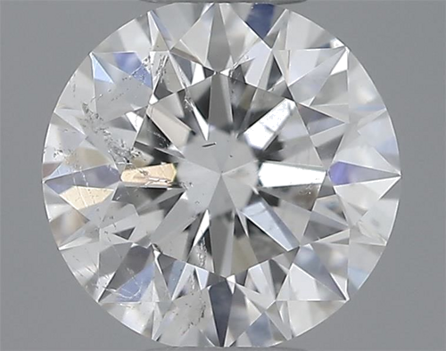0.5 carat G-SI2 Excellent cut Natūralus Round Deimantas (1)