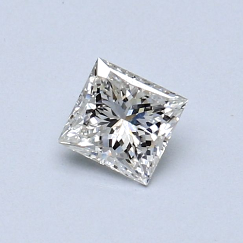 0.34 carat I-SI1 Natūralus Princess Deimantas (1)