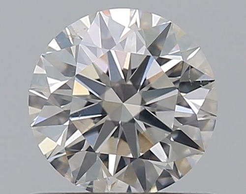 0.61 carat F-SI2 Excellent cut Natūralus Round Deimantas (1)