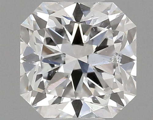 0.6 carat F-SI2 Natūralus Square Deimantas (1)