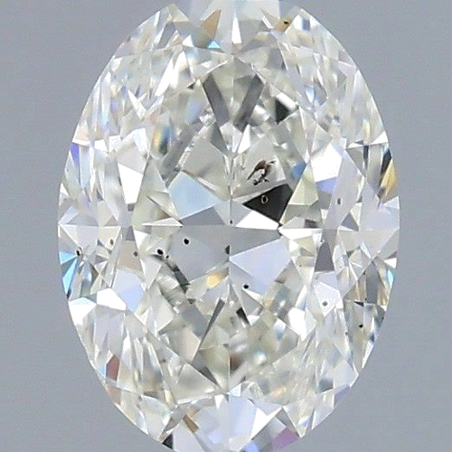 0.5 carat J-SI2 Natūralus Oval Deimantas (1)
