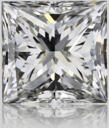 1.01 carat J-SI1 Natūralus Princess Deimantas (1)