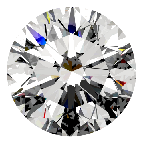 0.6 carat F-VS2 Excellent cut Natūralus Round Deimantas (1)