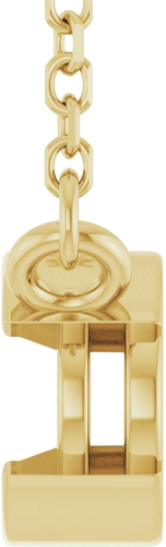 Pakabukas „Half-Bezel Solitaire“ 14k yellow gold Oval 7mm x 5mm (3)
