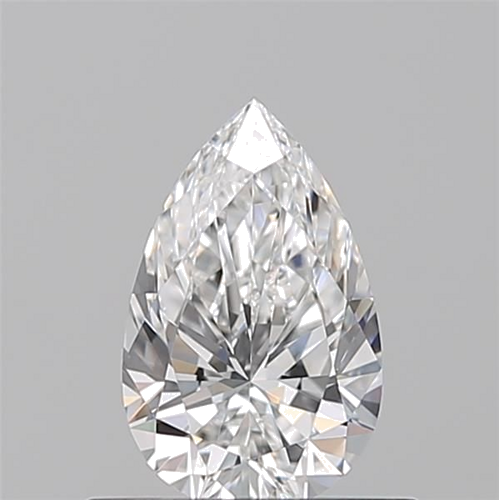 0.5 carat F-VVS1 Natūralus Pear Deimantas (1)
