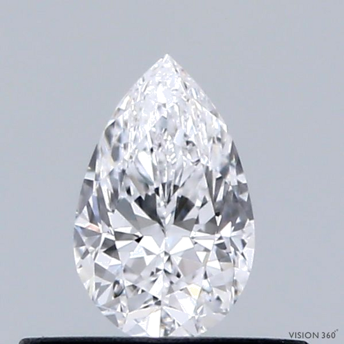 0.34 carat D-VS2 Natūralus Pear Deimantas (1)