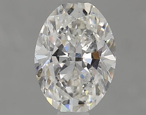 0.77 carat F-SI2 Natūralus Oval Deimantas (1)