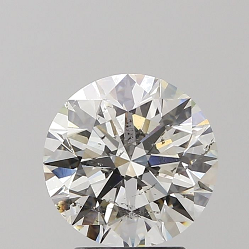 2.57 carat I-SI2 Excellent cut Natūralus Round Deimantas (1)