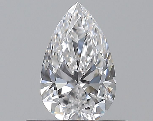 0.36 carat D-VVS1 Natūralus Pear Deimantas (1)