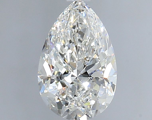 1.0 carat F-VS1 Natūralus Pear Deimantas (1)