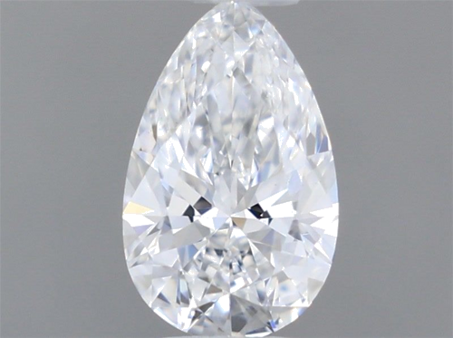0.33 carat D-VVS2 Natūralus Pear Deimantas (1)