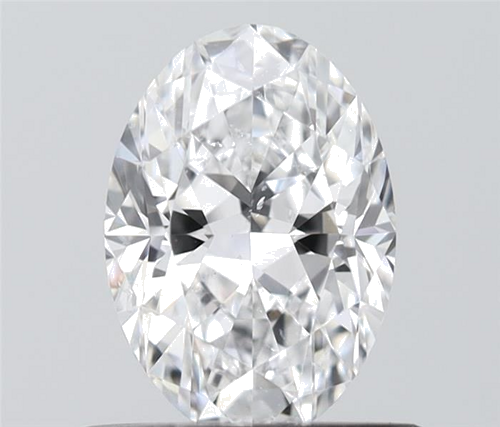 0.6 carat D-SI2 Natūralus Oval Deimantas (1)