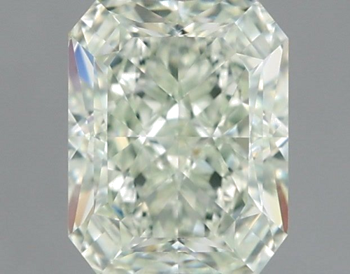 1.67 carat Fancy Light Green-VS1 Natūralus Radiant Deimantas (1)