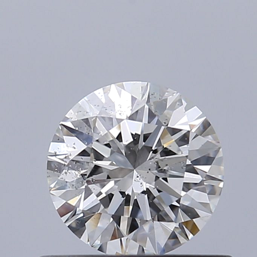 0.58 carat F-SI2 Excellent cut Natūralus Round Deimantas (1)
