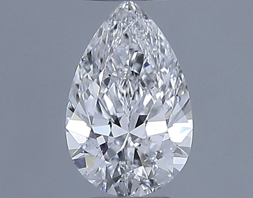 0.61 carat E-SI2 Natūralus Pear Deimantas (1)