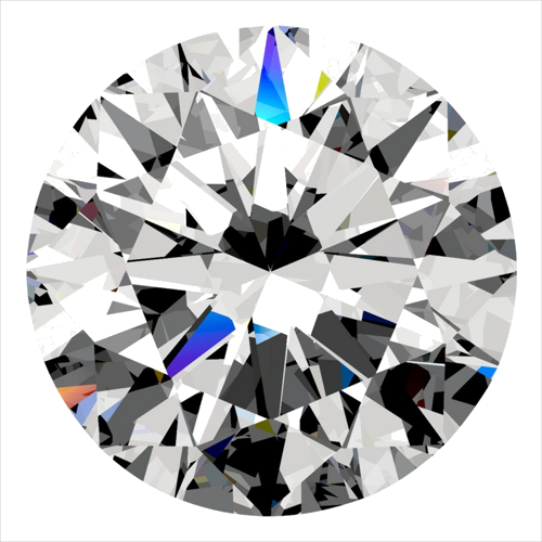 0.4 carat E-VS2 Excellent cut Natūralus Round Deimantas (1)