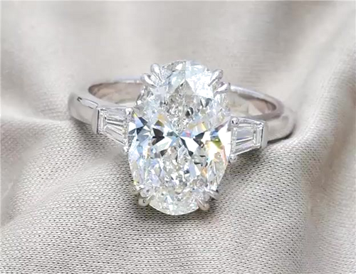 5.01 carat I-SI2 Natūralus Oval Deimantas (1)