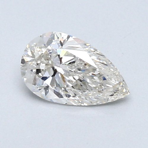 0.6 carat I-SI1 Natūralus Pear Deimantas (1)