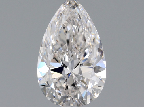 0.5 carat E-VS1 Natūralus Pear Deimantas (1)