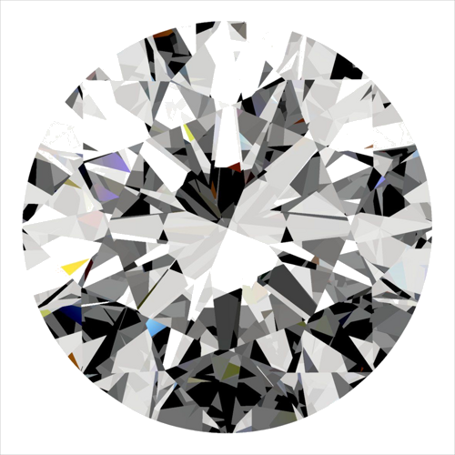 0.3 carat D-VS2 Excellent cut Natūralus Round Deimantas (1)
