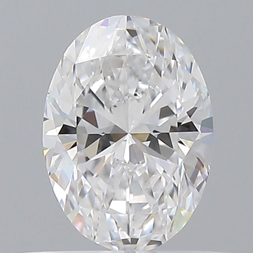 0.51 carat D-VVS2 Natūralus Oval Deimantas (1)