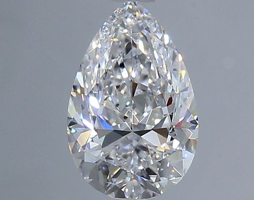 0.9 carat D-IF Natūralus Pear Deimantas (1)
