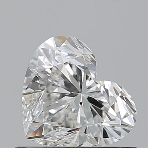 0.7 carat H-VS1 Natūralus Heart Deimantas (1)