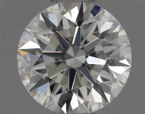 0.43 carat K-VVS2 Excellent cut Natūralus Round Deimantas (1)