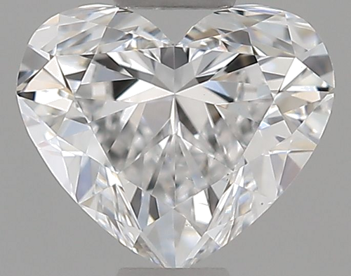 0.6 carat D-VS2 Natūralus Heart Deimantas (1)