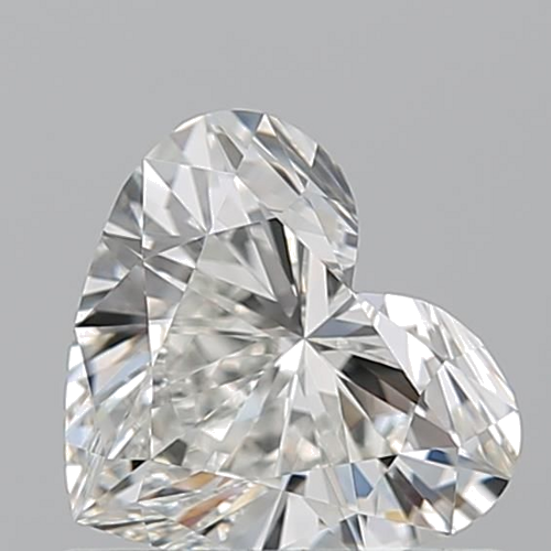 0.75 carat H-VVS1 Natūralus Heart Deimantas (1)