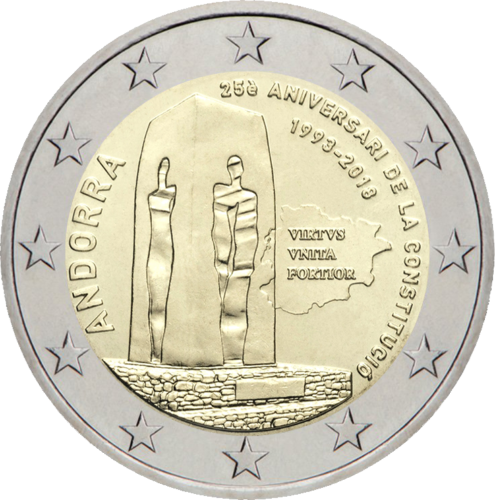 2018 Andora Konstitucija 2 eurų moneta (3)