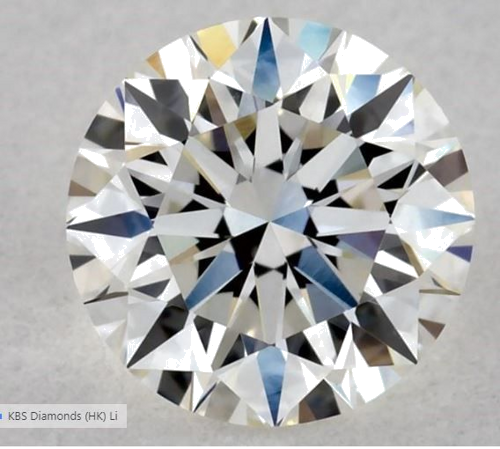 0.56 carat H-VS2 Excellent cut Natūralus Round Deimantas (1)