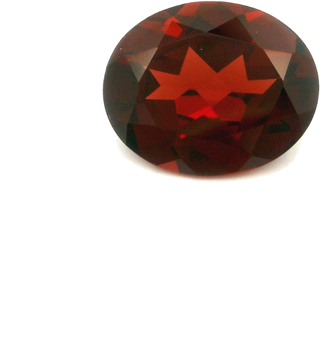3.89 carat RED Oval Garnet (1)