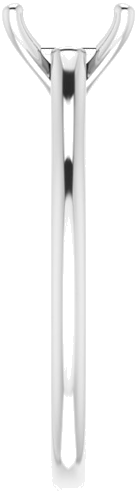 Sužadėtuvių Žiedas „Solitaire“ 585 Baltojo Aukso Square 5.5mm (4)