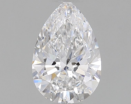 0.5 carat D-VS2 Natūralus Pear Deimantas (1)