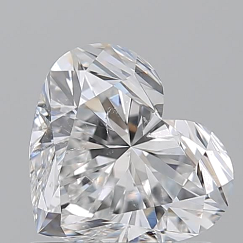 1.01 carat E-SI1 Natūralus Heart Deimantas (1)
